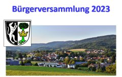 Bürgerversammlung 2023