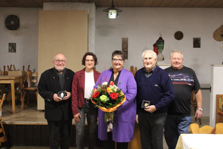 Gruppenfoto Ehrung Neujahrsempfang