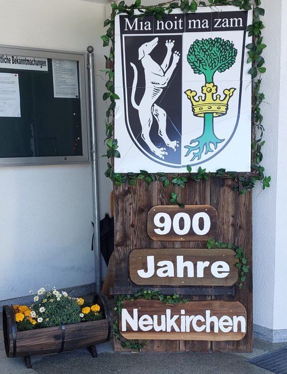 900 Jahrfeier Eingang Rathaus